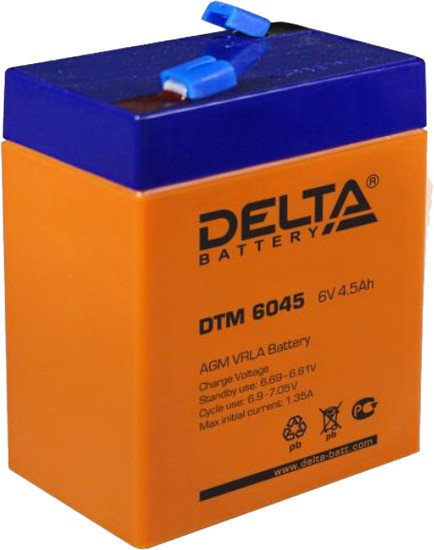 Delta DTM 6045 (6В/4.5 А·ч)