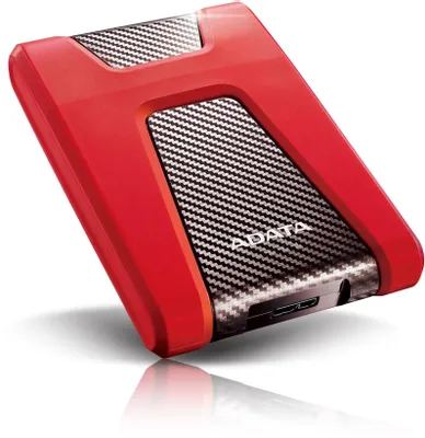 Внешний жесткий диск A-Data DashDrive Durable HD650 AHD650-1TU31-CRD 1TB (красный)