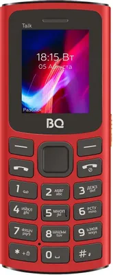 Кнопочный телефон BQ-Mobile BQ-1862 Talk (красный)