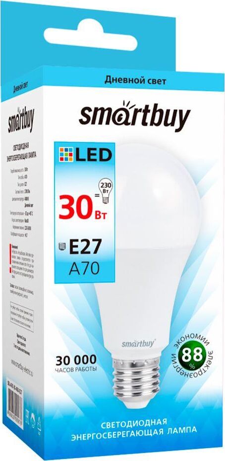 SMARTBUY (SBL-A70-30-40K-E27) 30W/4000/E27