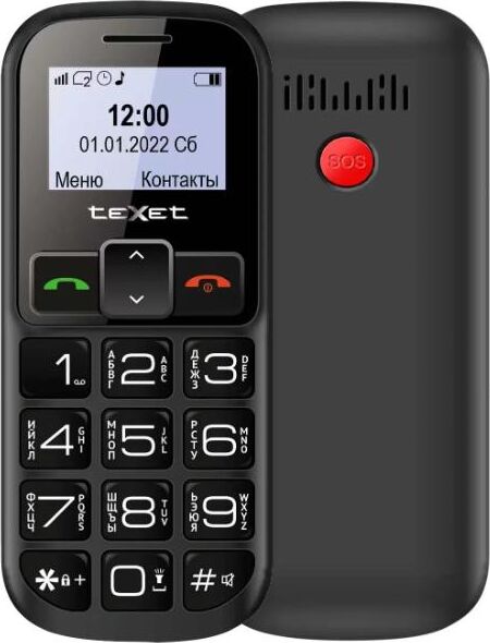 TEXET TM-B322 черный-красный (127101)