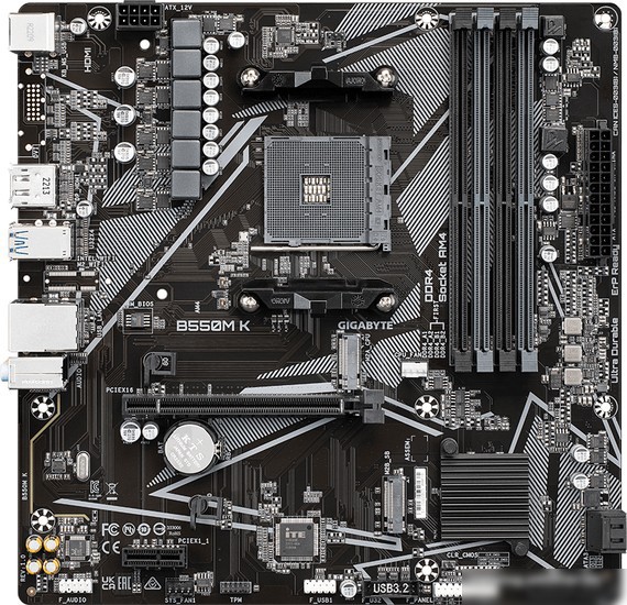 Gigabyte B550M K (rev. 1.0)