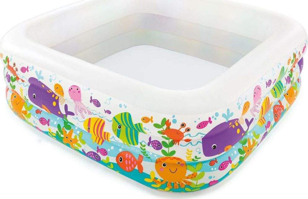 Надувной бассейн Intex Clearview Aquarium 159х159х50 (57471)