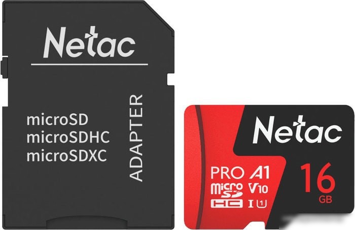 Netac P500 Extreme Pro 16GB NT02P500PRO-016G-R (с адаптером)