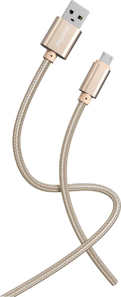 SMARTBUY (iK-12-S02g) S02 MicroUSB золотистый, 3 А, 1 м