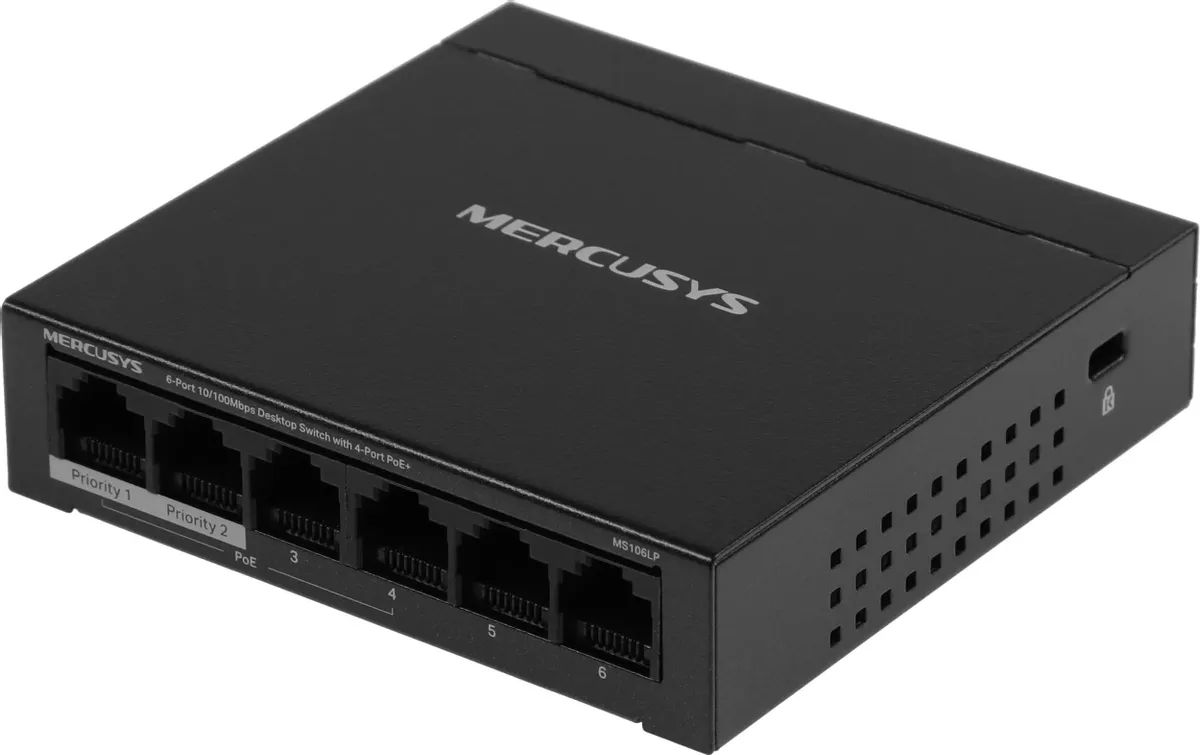 Неуправляемый коммутатор Mercusys MS106LP