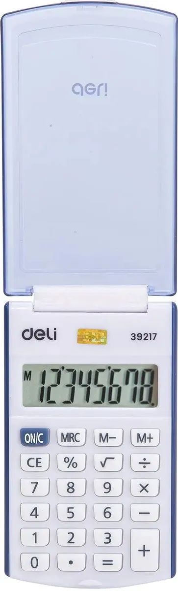 Калькулятор Deli E39217/BLUE