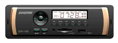 USB-магнитола Digma DCR-110G