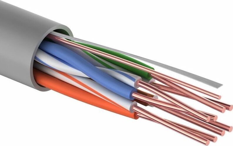 PROCONNECT (01-0043-3-50) КАБЕЛЬ ВИТАЯ ПАРА ОМЕДНЕННЫЙ, U/UTP, КАТЕГОРИЯ 5E, PVC, 4PR, 24AWG, 50 М,