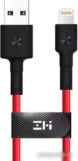 Кабель ZMI AL805 USB Type-A - Lightning (1 м, красный)