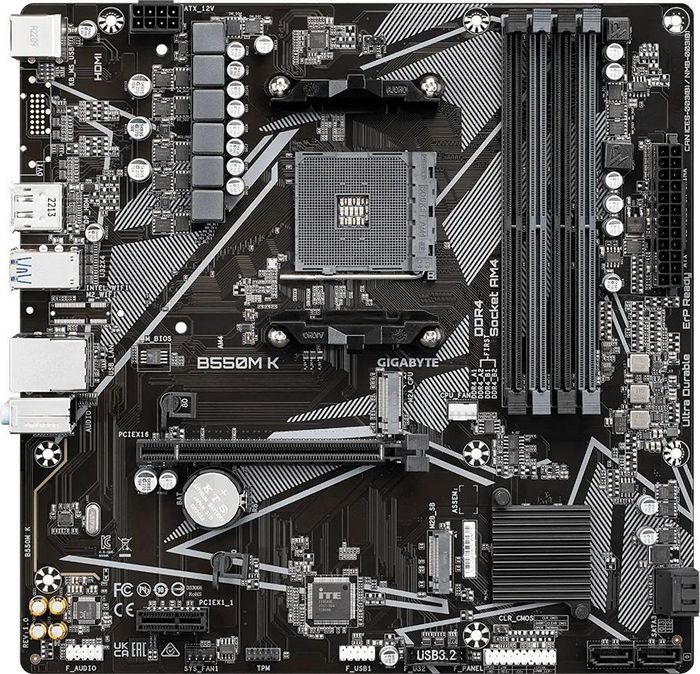 Gigabyte B550M K (rev. 1.1)