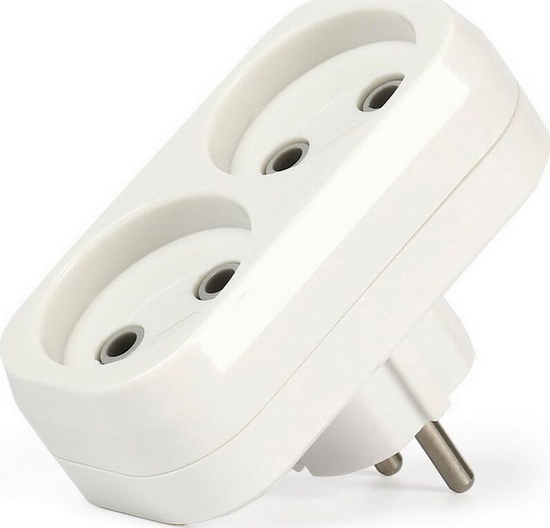 SMARTBUY (SBE-10-A02-2) 2 гнезда без заземления плоский 10А 250B