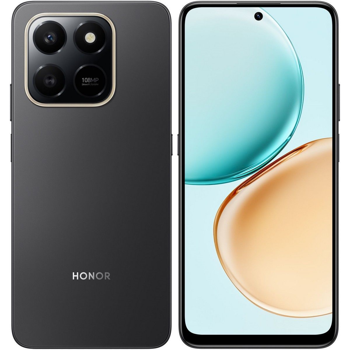 Телефон HONOR X7d LGN-LX1 8GB/256GB международная версия (вельветовый черный)