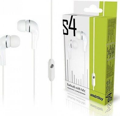 SMARTBUY (SBH-012K) S4 белый (коробка)
