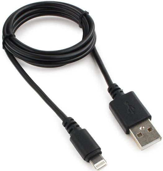 Cablexpert USB Type-A - Lightning CC-USB-AP2MBP (1 м, черный)