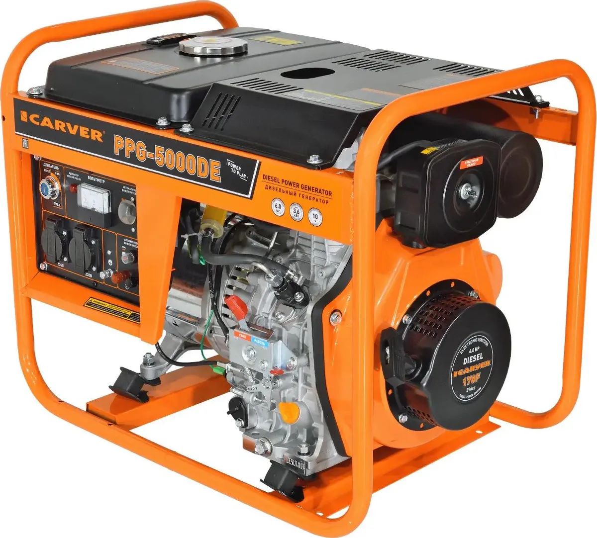 Дизельный генератор Carver PPG-5000D
