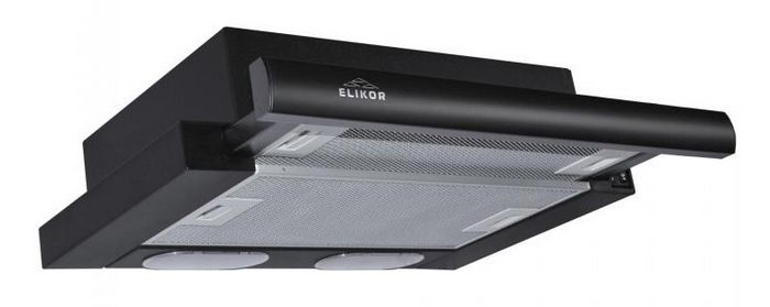 Кухонная вытяжка Elikor Интегра 50П-400-В2Л (черный)
