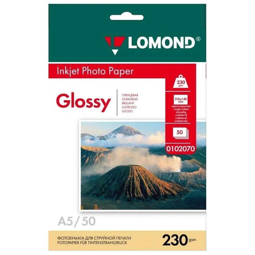 Lomond Глянцевая 15x20 230 г/кв.м. 50 листов (0102070)