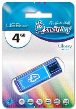 SmartBuy Glossy Blue 4GB (SB4GBGS-B)