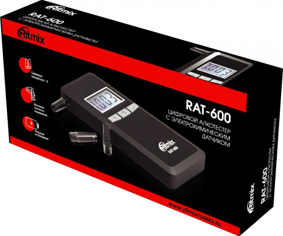 Алкотестер Ritmix RAT-600