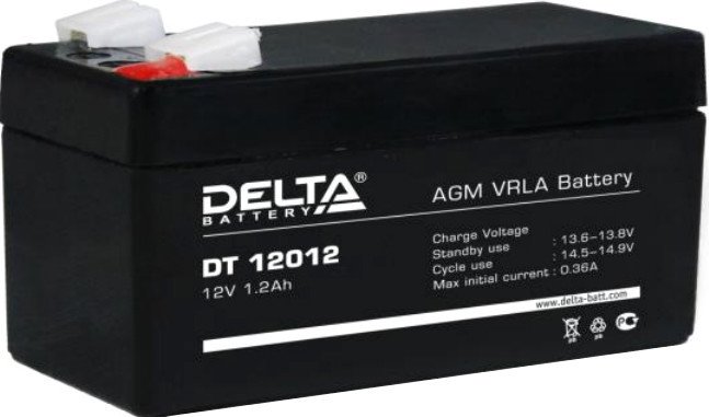 Delta DT 12012 (12В/1.2 А·ч)
