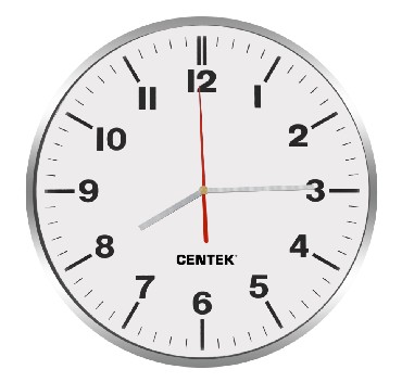 Настенные часы CENTEK СТ-7100 (белый)