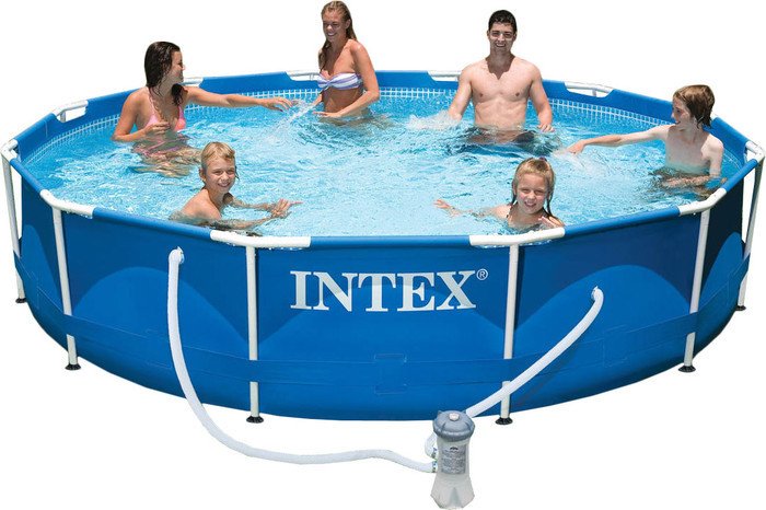 INTEX Бассейн каркасный 366х76см.+фильтр-насос . (в коробке) Арт.28212NP