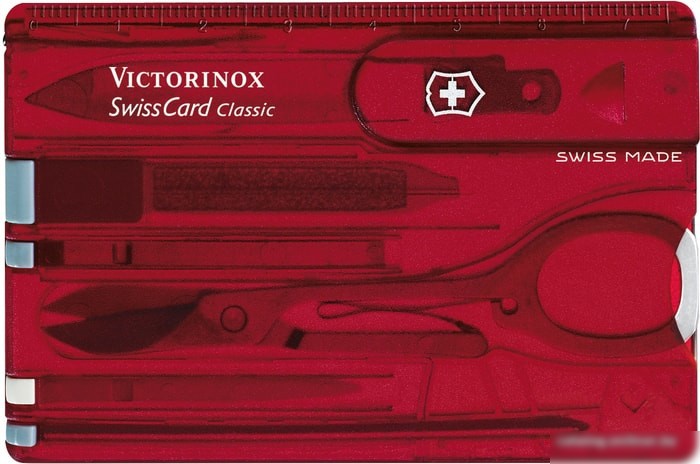 Туристический нож Victorinox SwissCard Classic 0.7100.T