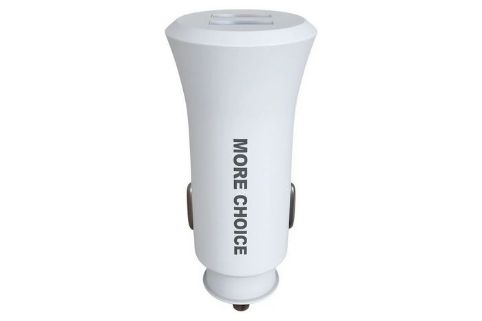 MORE CHOICE (4627151192079) AC23 АЗУ 2USB 2.4A - белый