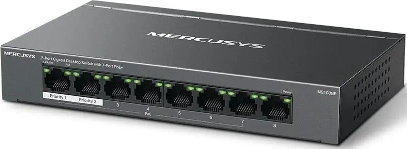 Неуправляемый коммутатор Mercusys MS108GP