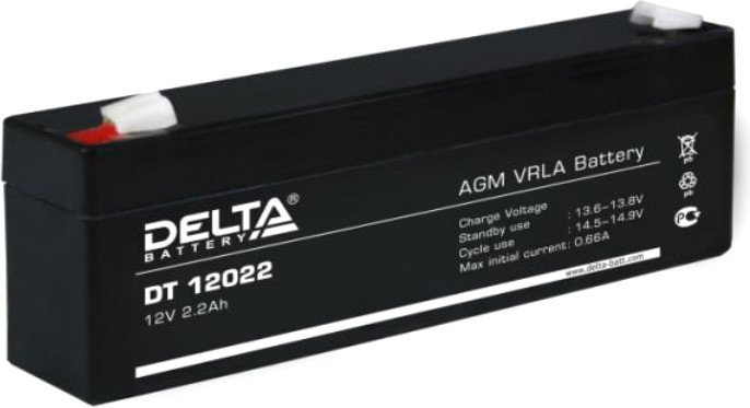 Delta DT 12022 (12В/2.2 А·ч)