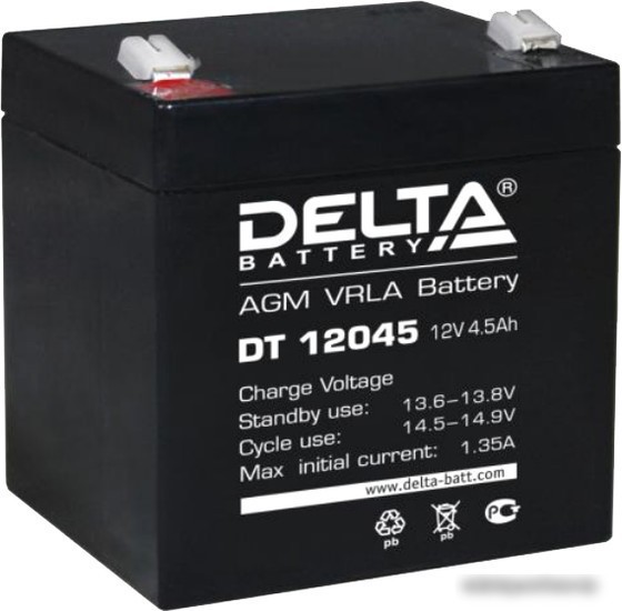 Delta DT 12045 (12В/4.5 А·ч)