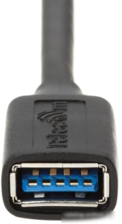 Telecom USB Type-A TUS708-1m (1 м, черный)