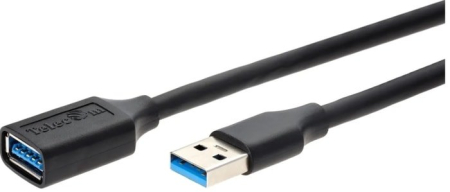 Telecom USB Type-A TUS708-1m (1 м, черный)