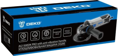 DEKO AG1500DK PRO, 125мм, 1500 Вт 083-1026