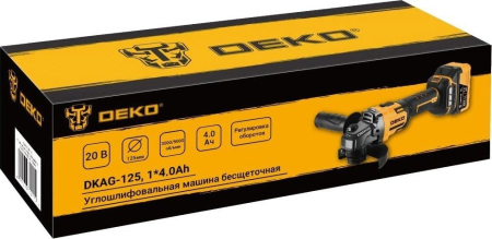 DEKO DKAG-125, 20В, 1*4.0Ач 083-1063