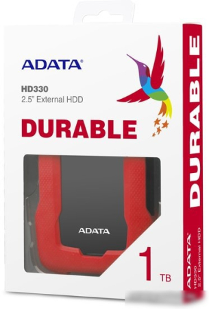 Внешний жесткий диск A-Data HD330 1TB (красный)